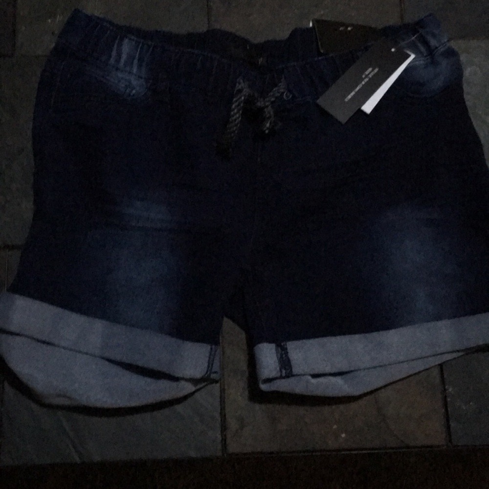 jean stretchy shorts